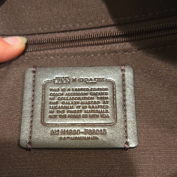 Coach Black and Silver Star Wars Backpack main image 4
